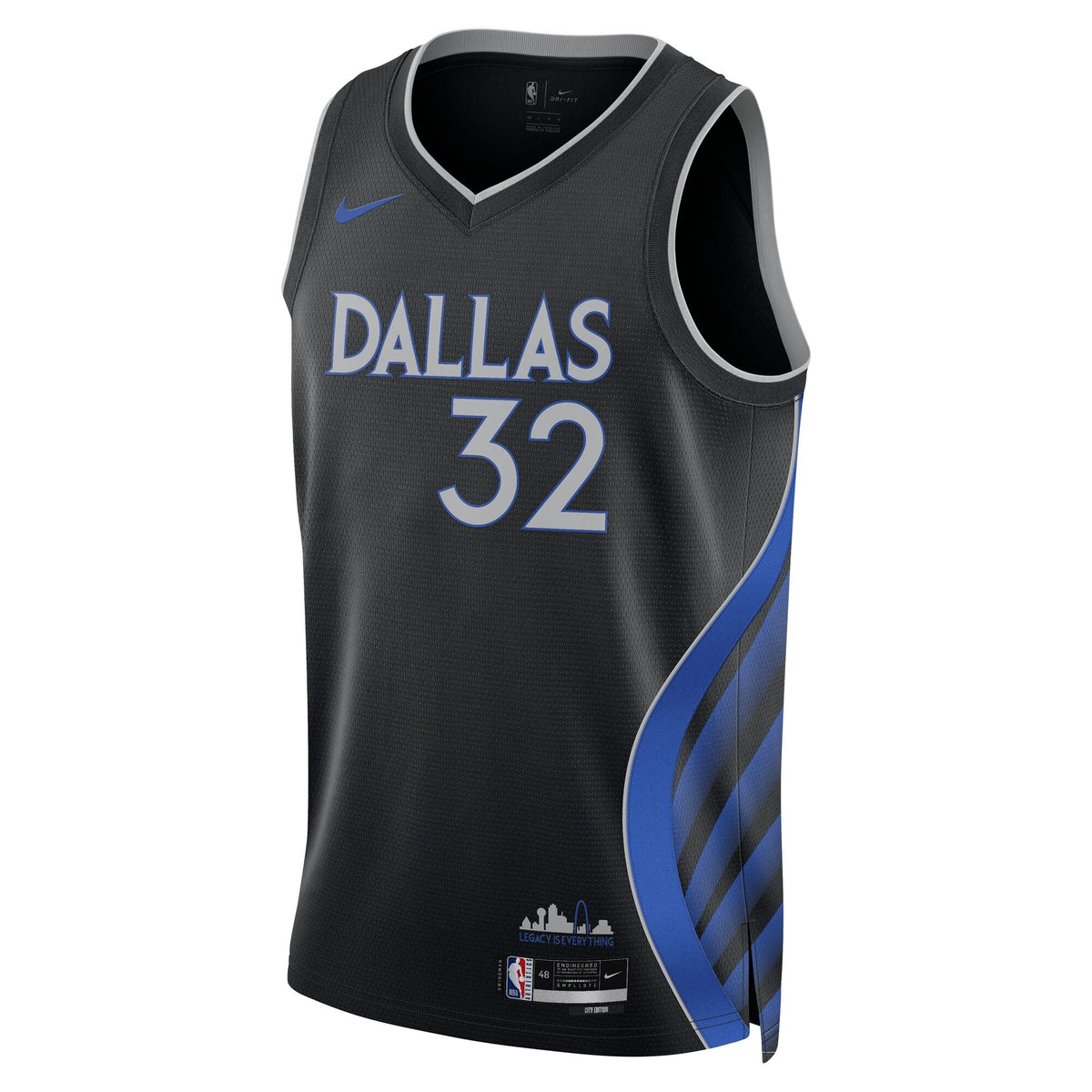 Dallas Mavericks 2025/26 City Edition Swingman Jersey - Black - Cooper Flagg