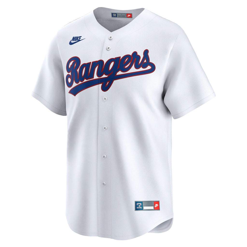 Texas Rangers White Cooperstown Collection Limited Baseball Jersey