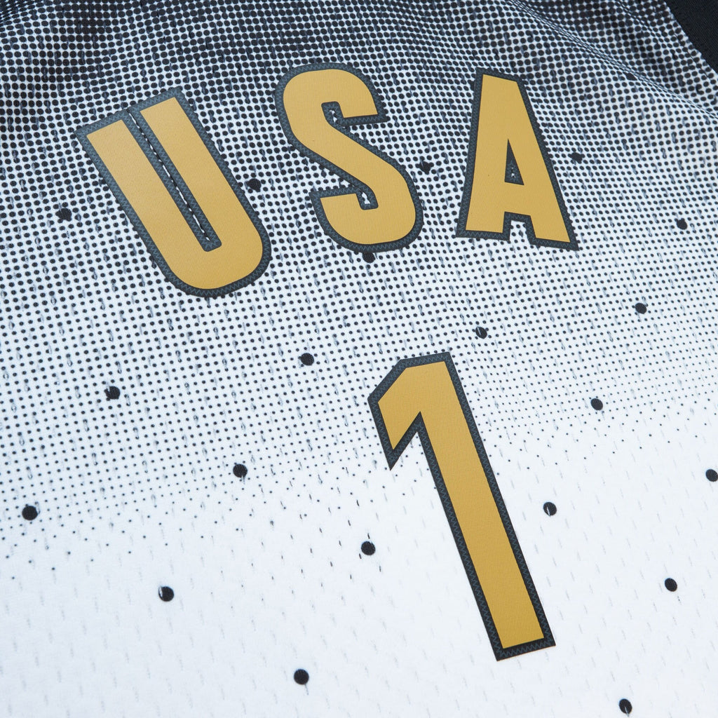 NBA Devin Booker 2016 USA Jersey All-Star - White/Black - Style 204329836