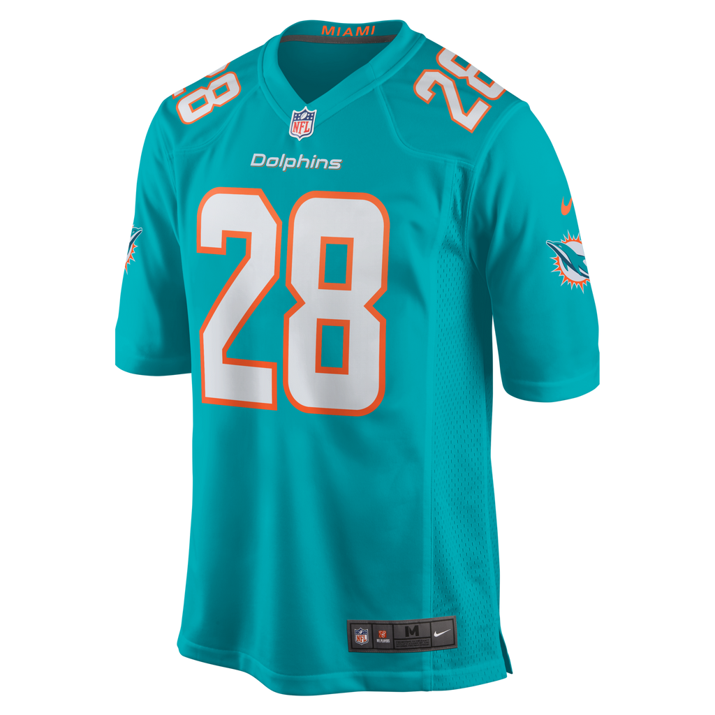 Miami Dolphins Devon Achane Aqua Player Game Football Jersey