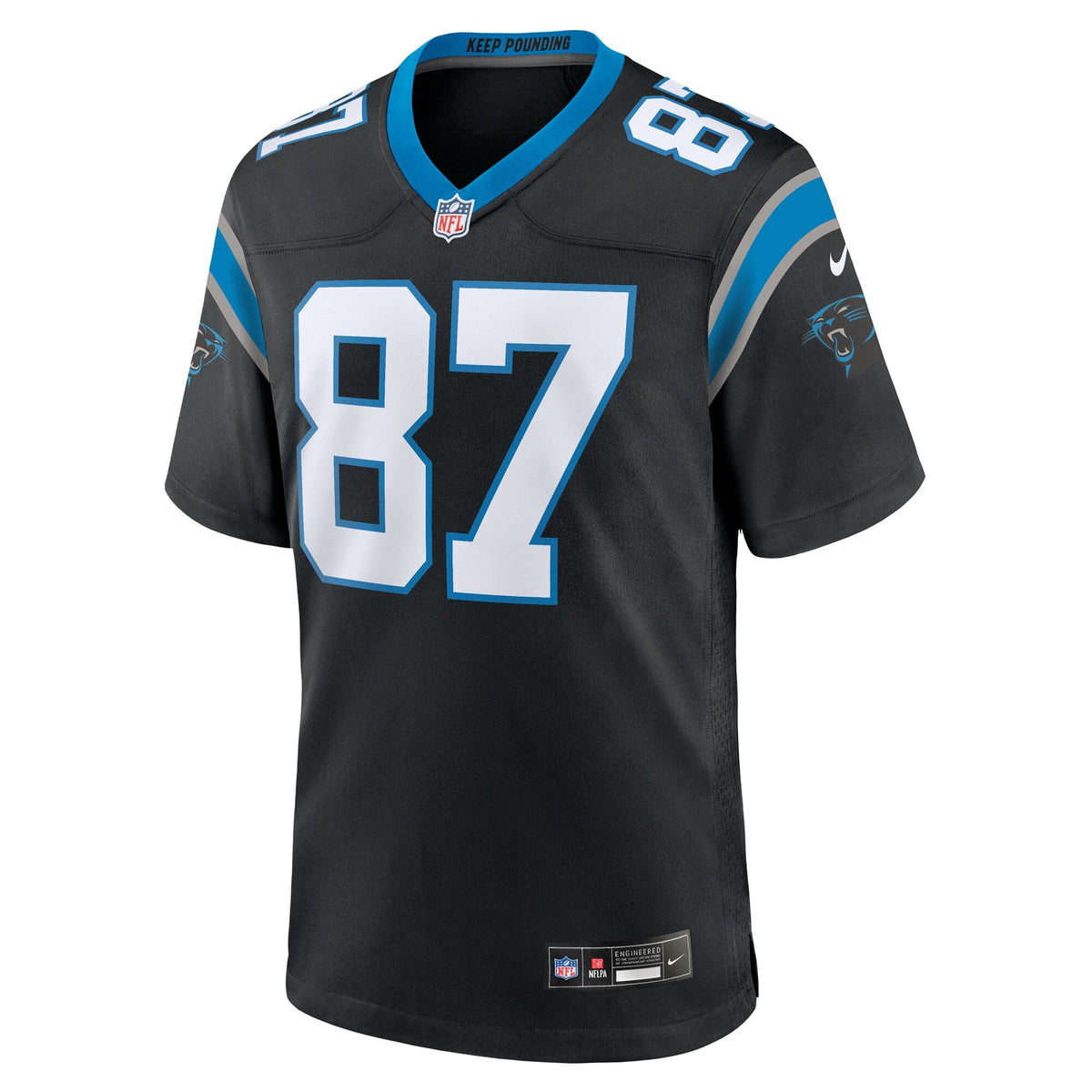Carolina Panthers Brycen Tremayne Black Team Game Football Jersey