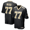 New Orleans Saints Carl Nicks Black Game Retired Player Football Jersey