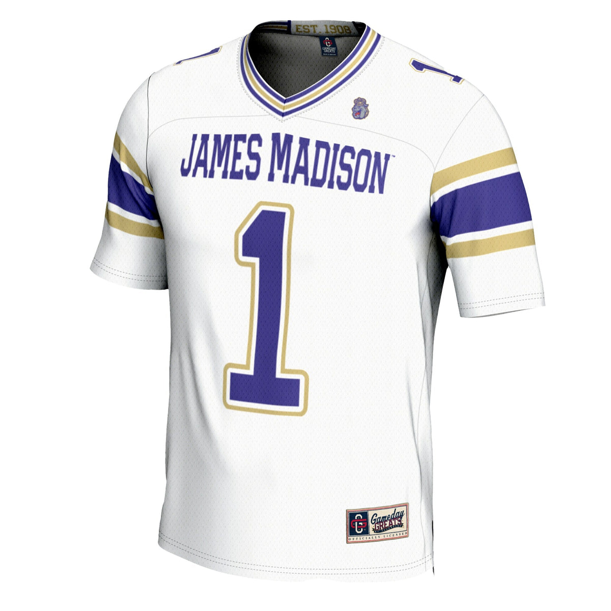 #1 James Madison Dukes Football Jersey - Cardinal