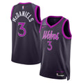 Minnesota Timberwolves 2025/26 City Edition Swingman Jersey - Black - Jaden McDaniels