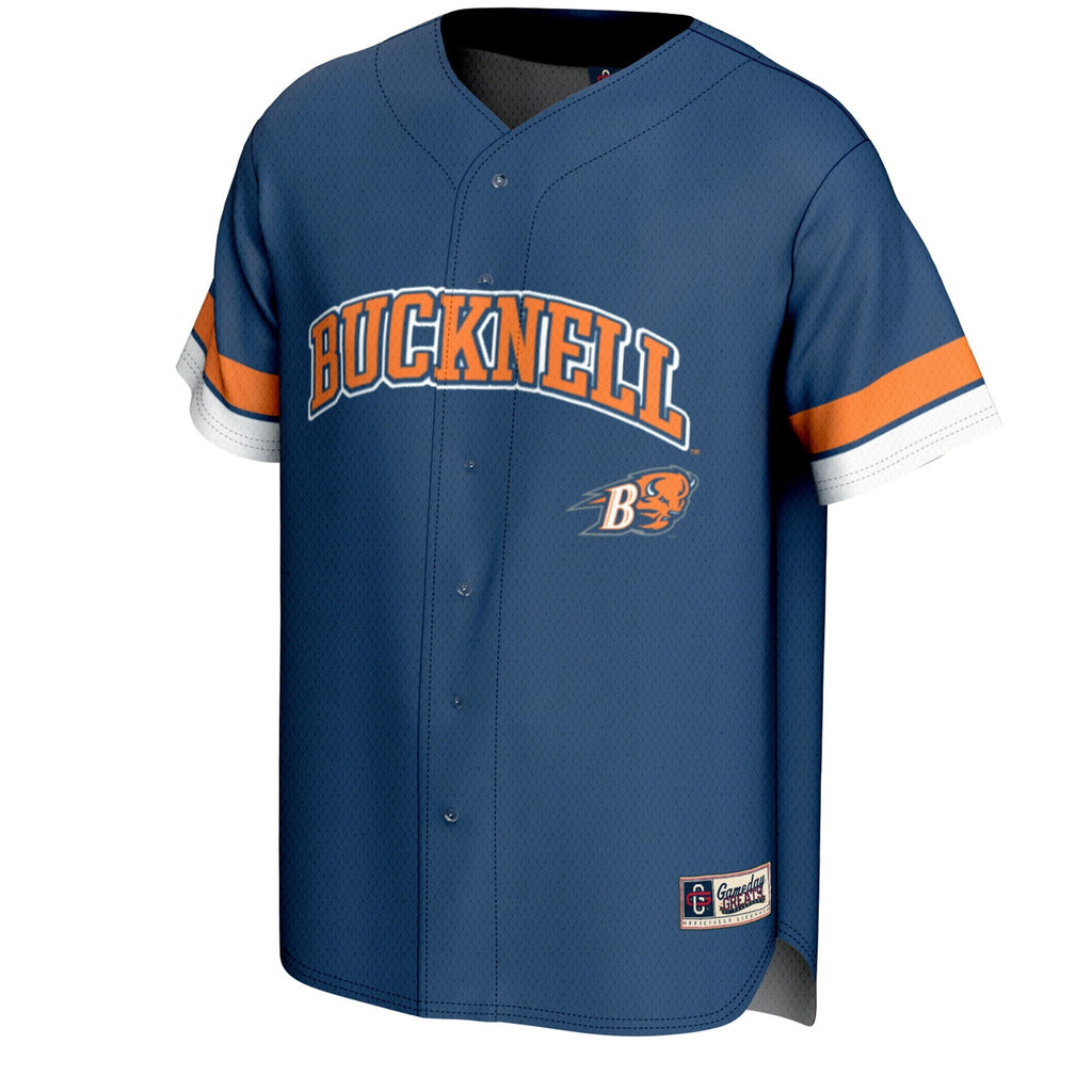 Bucknell Bison Spirit Baseball Jersey - Blue