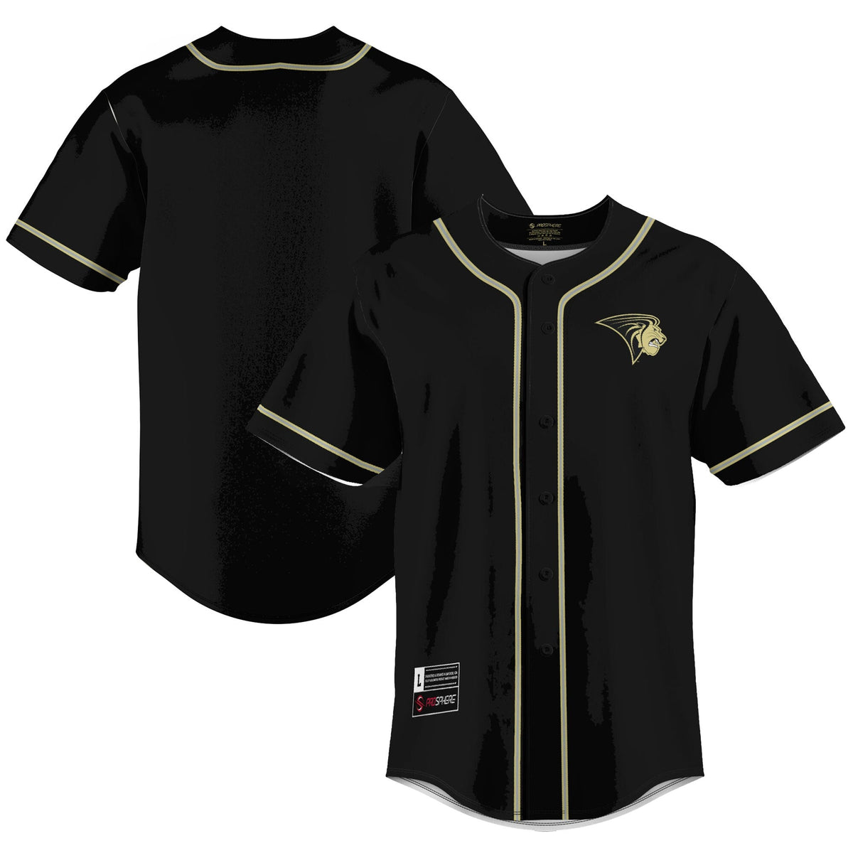 Lindenwood Lions Lightweight Baseball Jersey - Gold