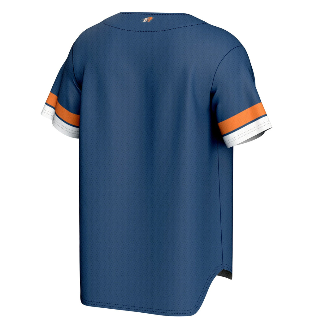 Bucknell Bison Spirit Baseball Jersey - Blue