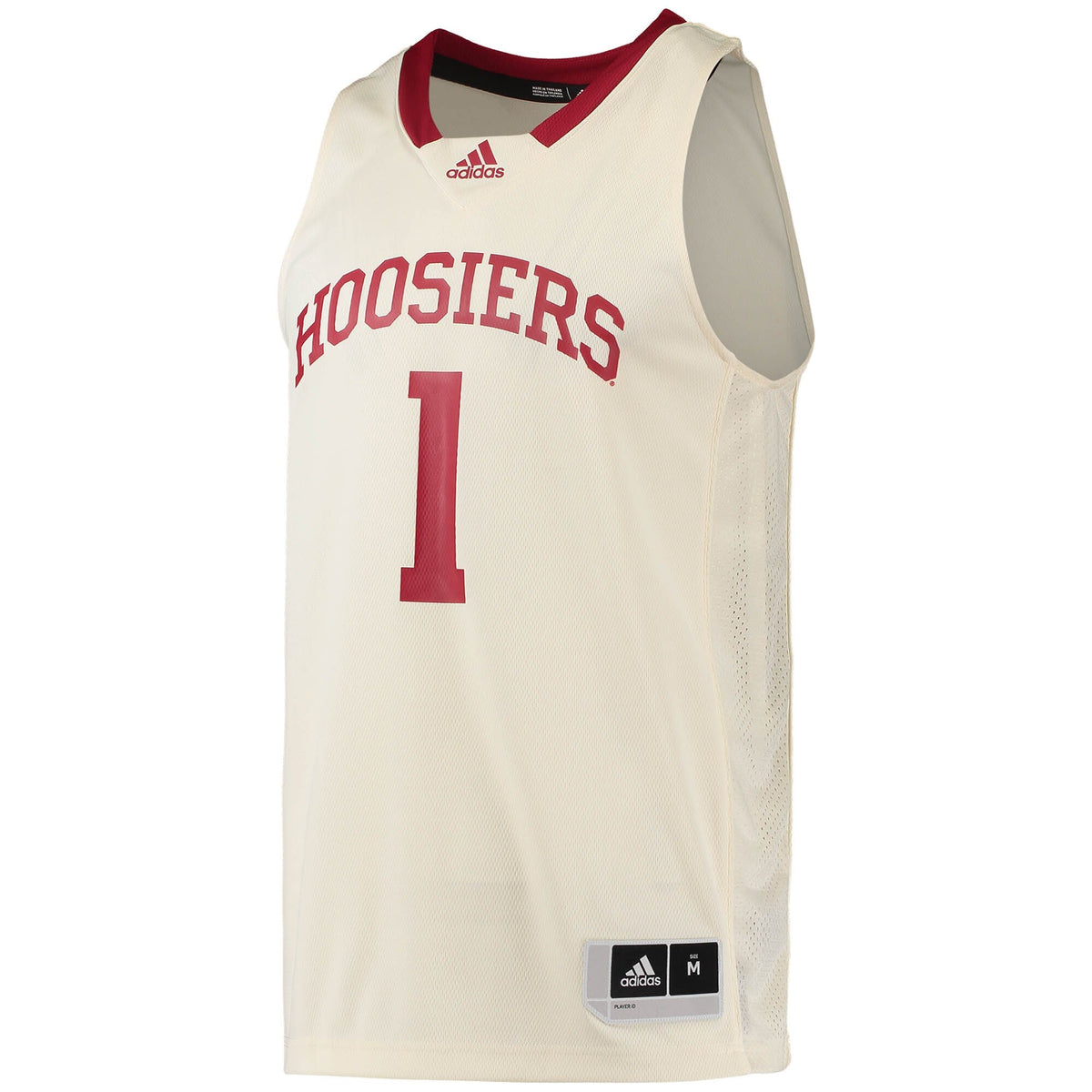 #1 Indiana Hoosiers Swingman Basketball Jersey - Cream