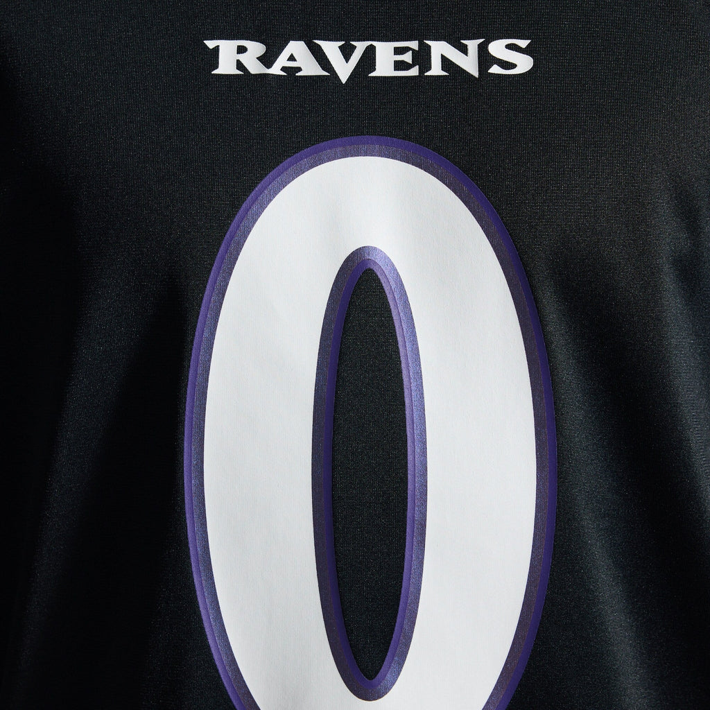 Baltimore Ravens Roquan Smith Black Alternate Game Football Jersey