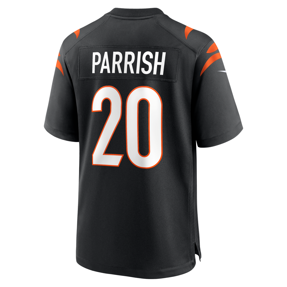 Cincinnati Bengals Lemar Parrish Black Team Retired Game Football Jersey