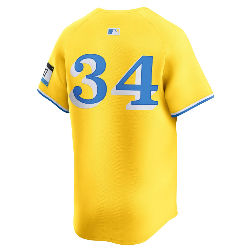 Boston Red Sox David Ortiz Yellow Alternate 3 Limited Player Baseball Jersey