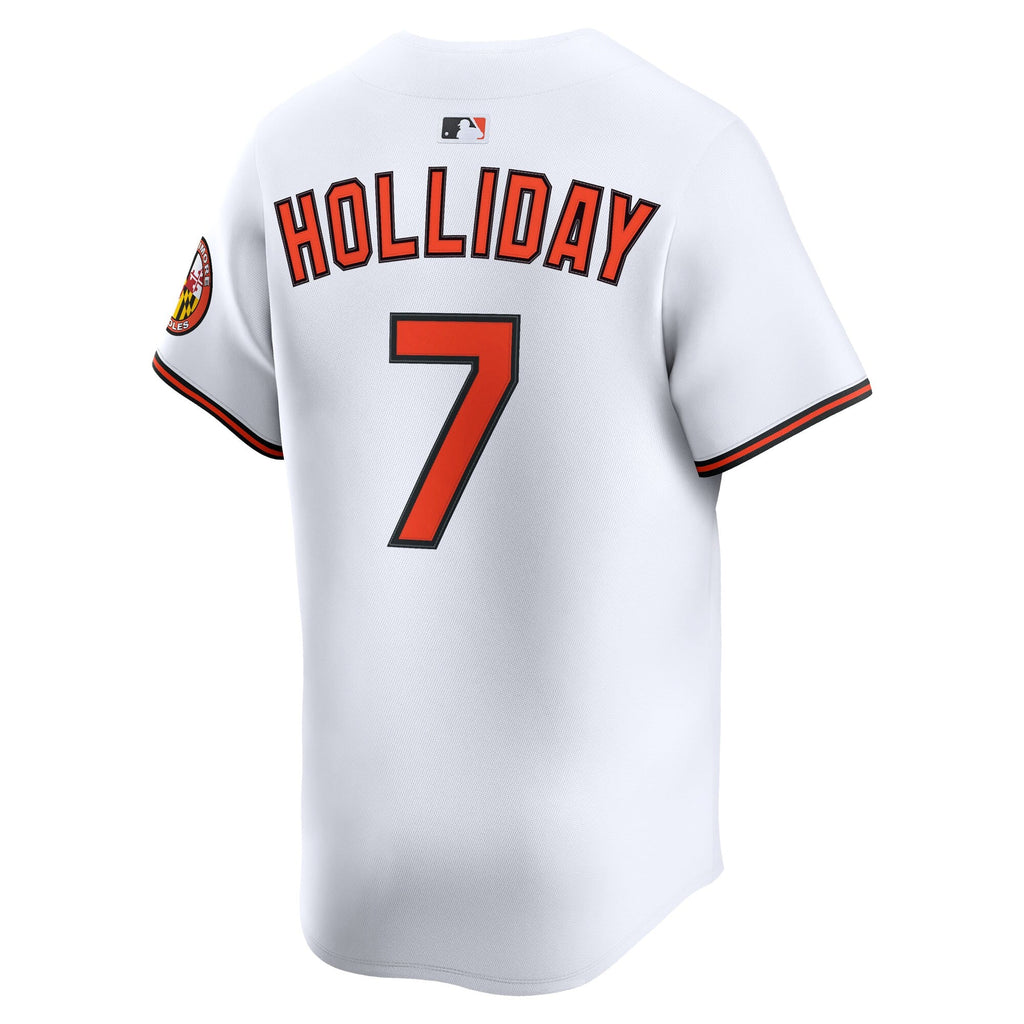 Baltimore Orioles Jackson Holliday White Home Limited Baseball Jersey