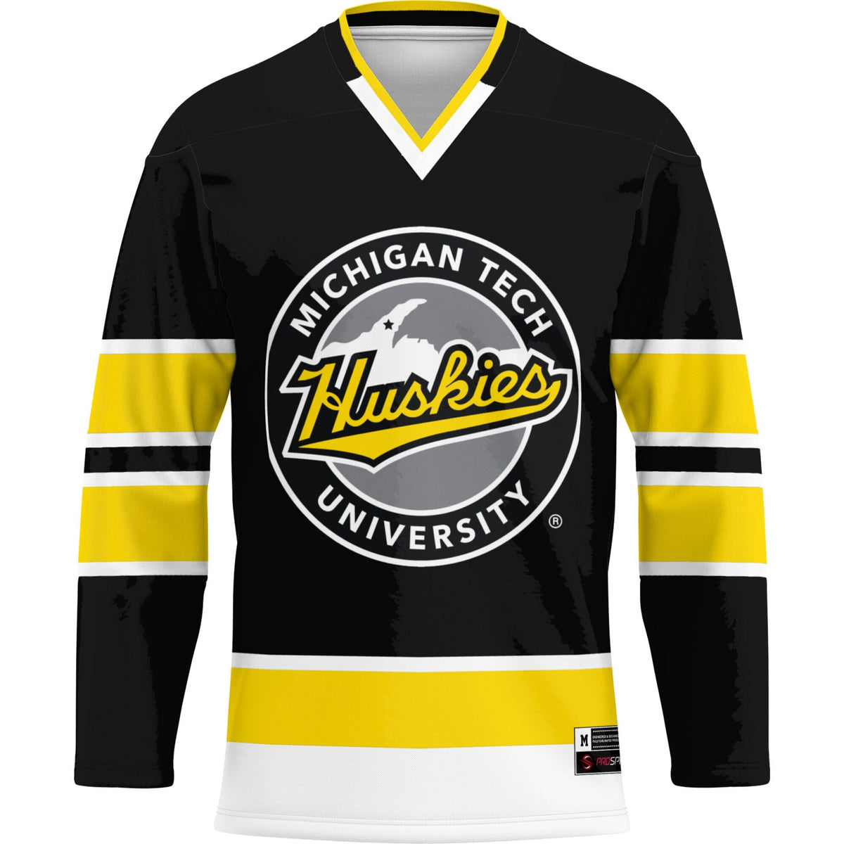 Michigan Tech Huskies Hockey Jersey - Gold