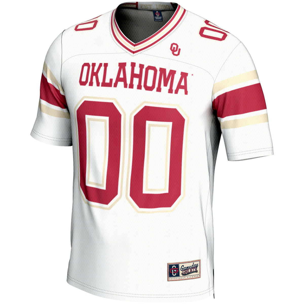 Oklahoma Sooners NIL Pick-A-Player Football Jersey - White