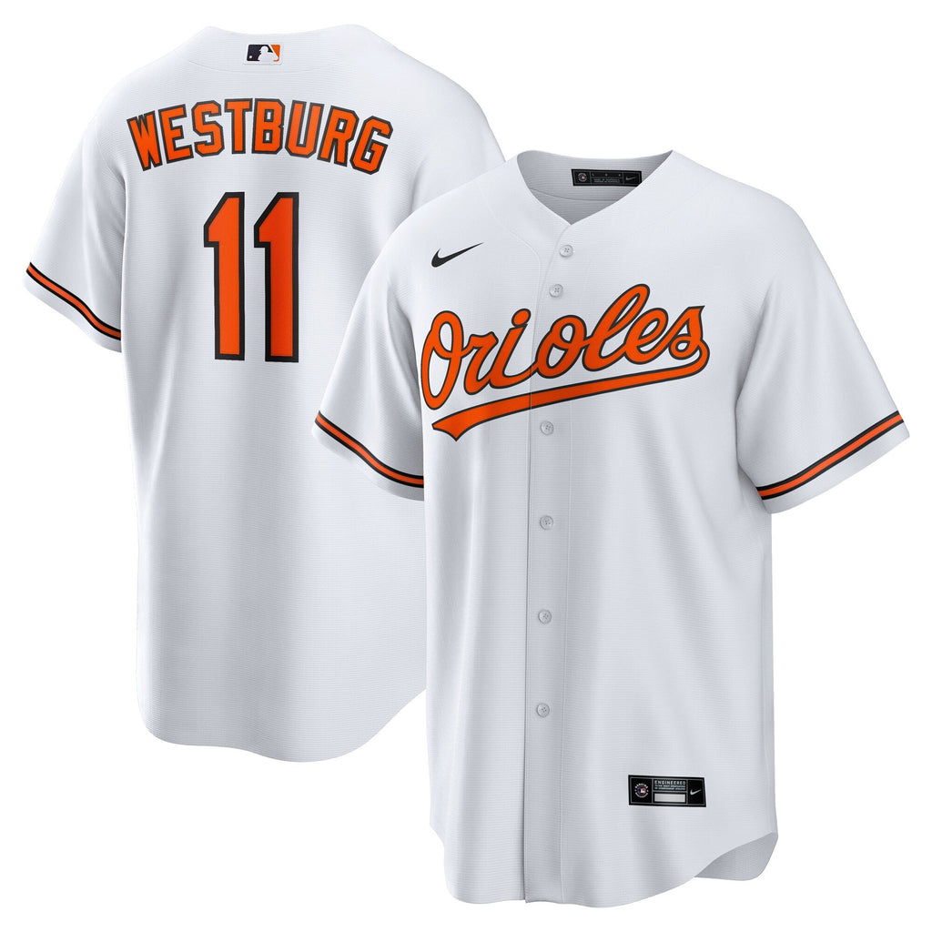 Baltimore Orioles Jordan Westburg White Home Replica Baseball Jersey