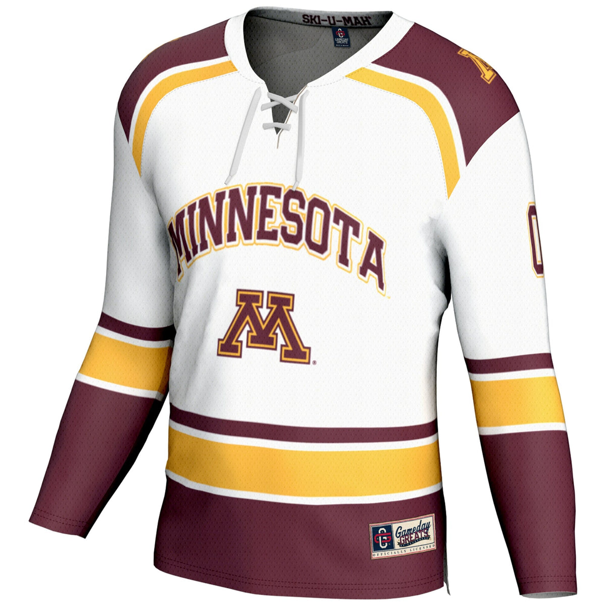 Minnesota Golden Gophers NIL Pick-A-Player Hockey Jersey - White