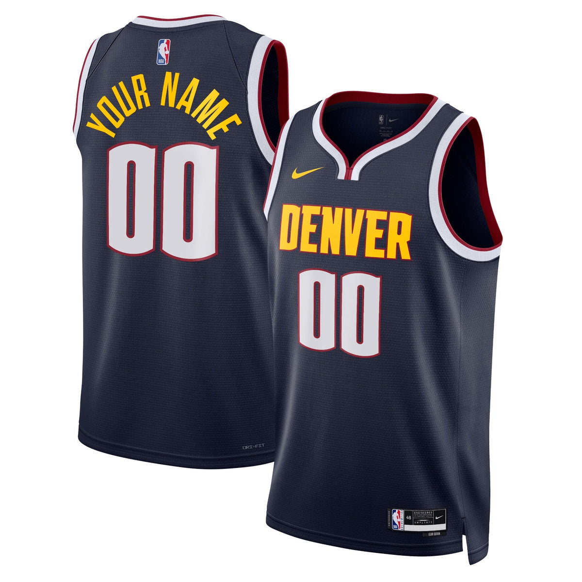 Denver Nuggets Icon Swingman Jersey - Custom