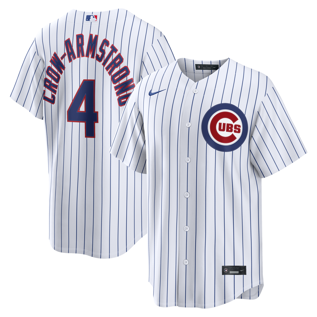 Chicago Cubs Pete Crow-Armstrong White Home Replica Baseball Jersey