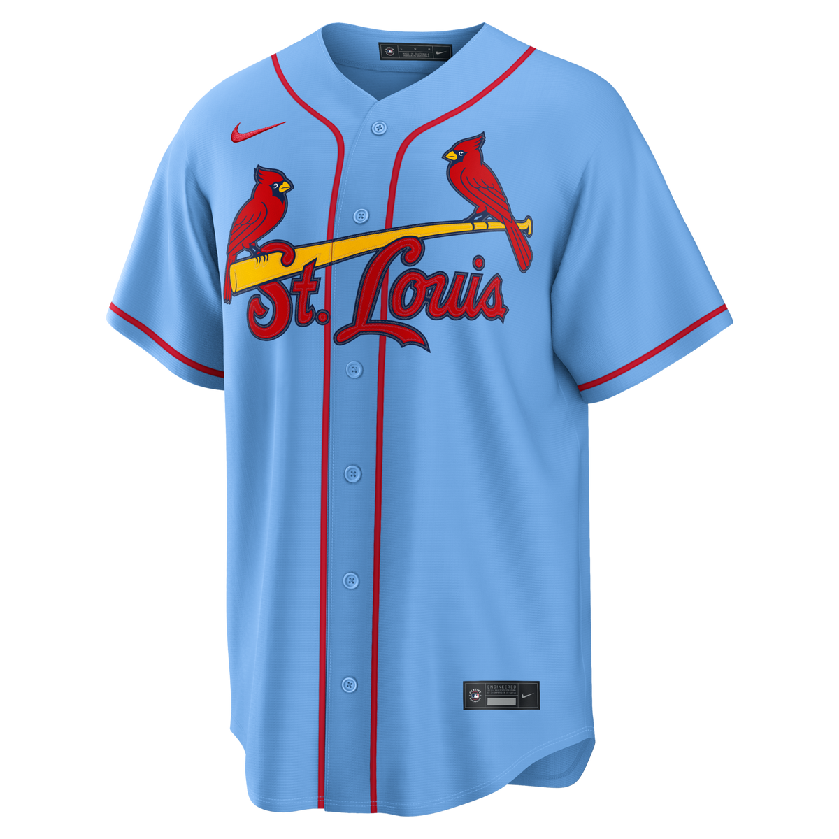 St. Louis Cardinals Light Blue Alternate Replica Baseball Jersey