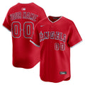 Los Angeles Angels Red Alternate Limited Custom Baseball Jersey