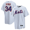 New York Mets Kodai Senga White/Royal Home Replica Player Baseball Jersey