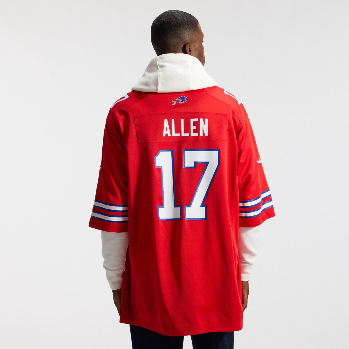 Buffalo Bills Josh Allen Red Alternate Game Football Jersey
