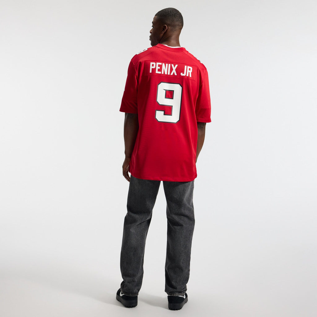 Atlanta Falcons Michael Penix Jr. Red Game Football Jersey