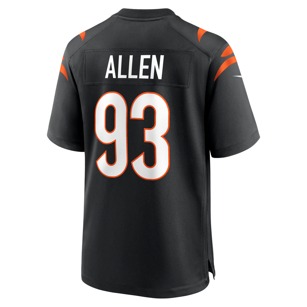 Cincinnati Bengals Jonathan Allen Black Team Game Football Jersey