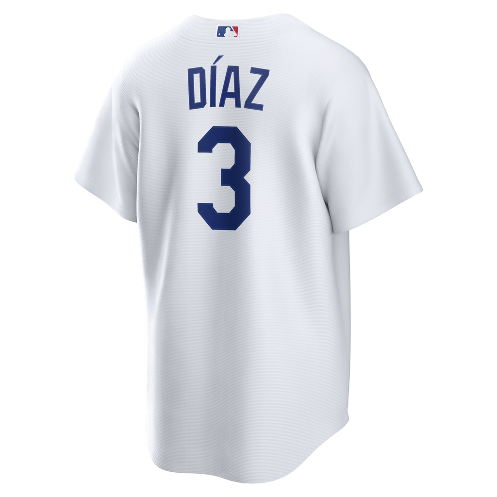 Los Angeles Dodgers Edwin Díaz White Home Replica Baseball Jersey