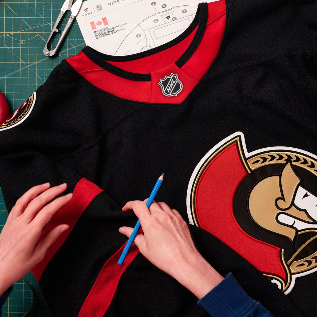 Ottawa Senators Black Home Pro Custom Jersey