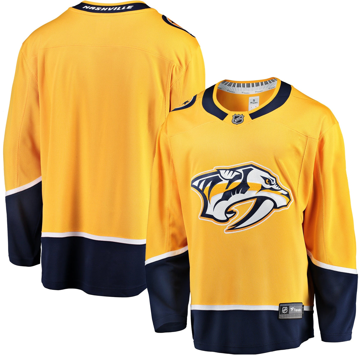 Nashville Predators Gold Breakaway Home Hockey Jersey
