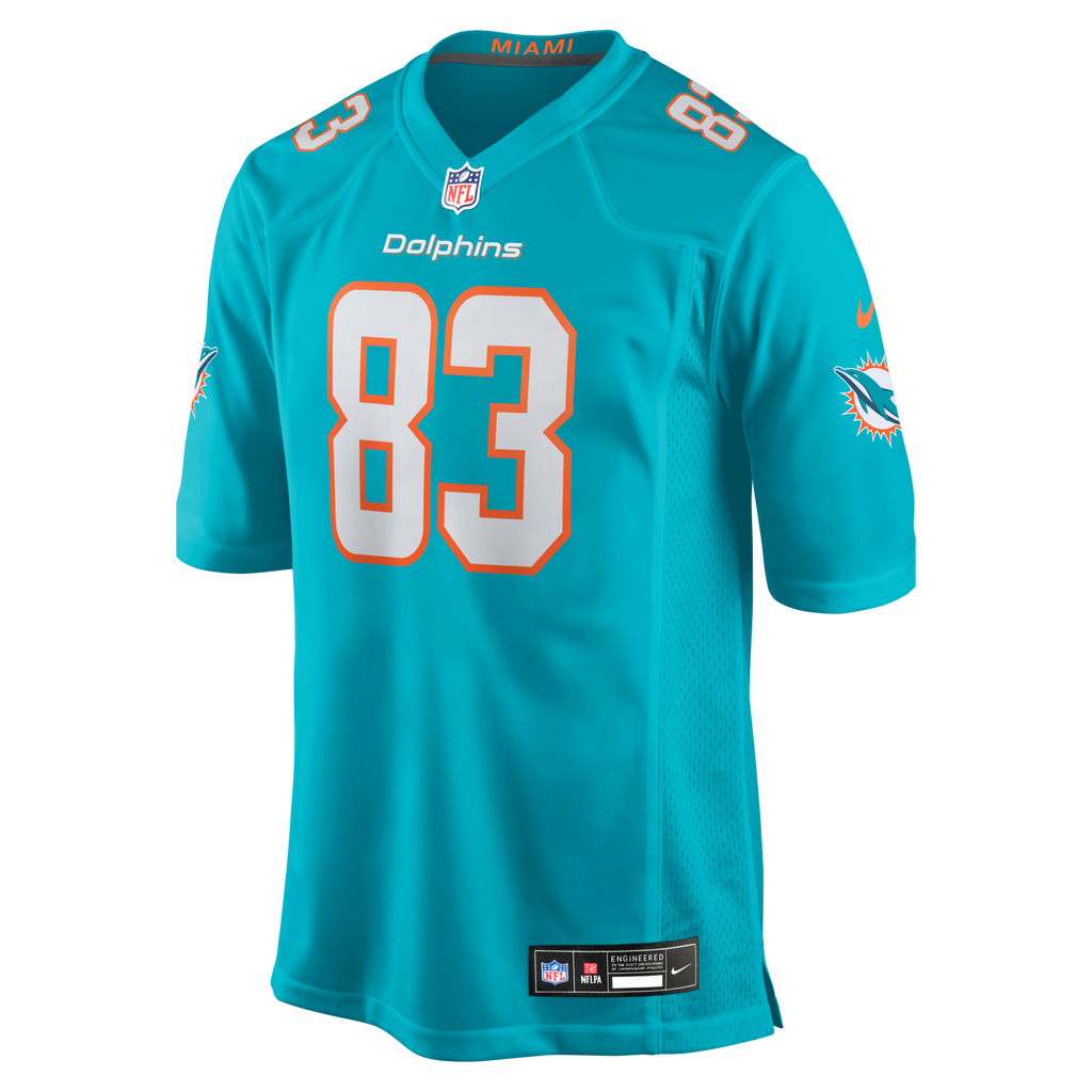Miami Dolphins Darren Waller Aqua Team Game Football Jersey
