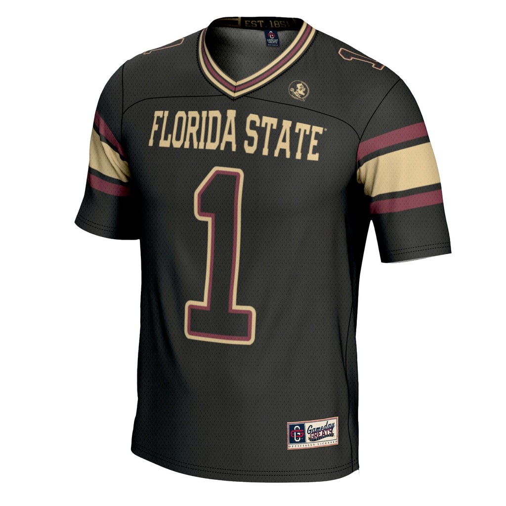 #1 Black Florida State Seminoles Football Jersey