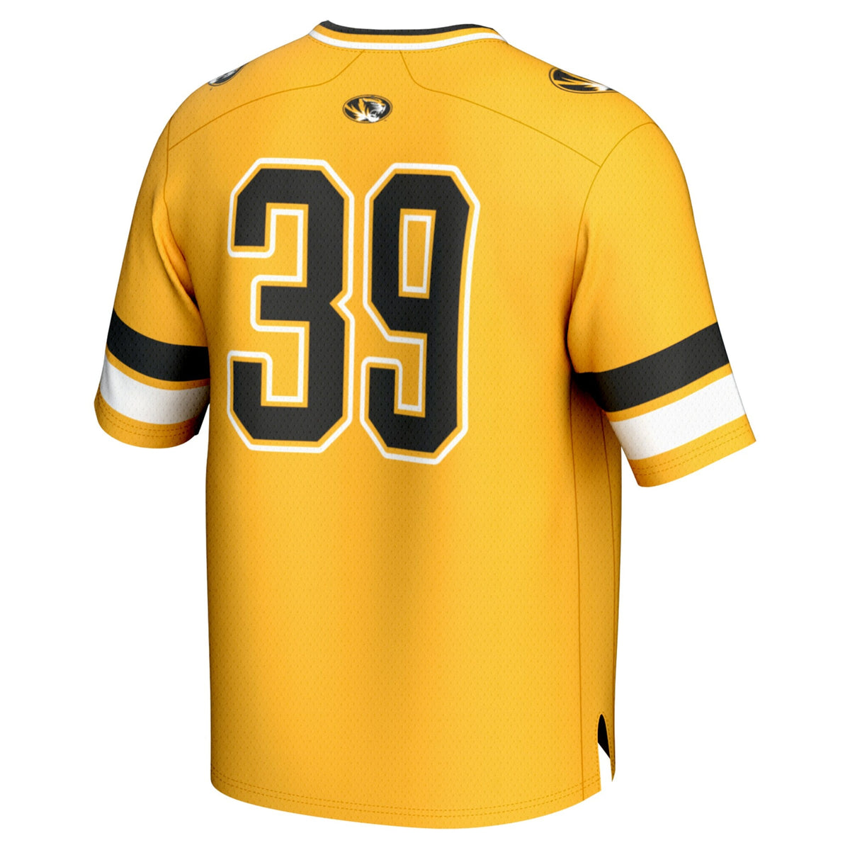 #39 Missouri Tigers Lightweight Collegiate Football Fashion Jersey - Gold