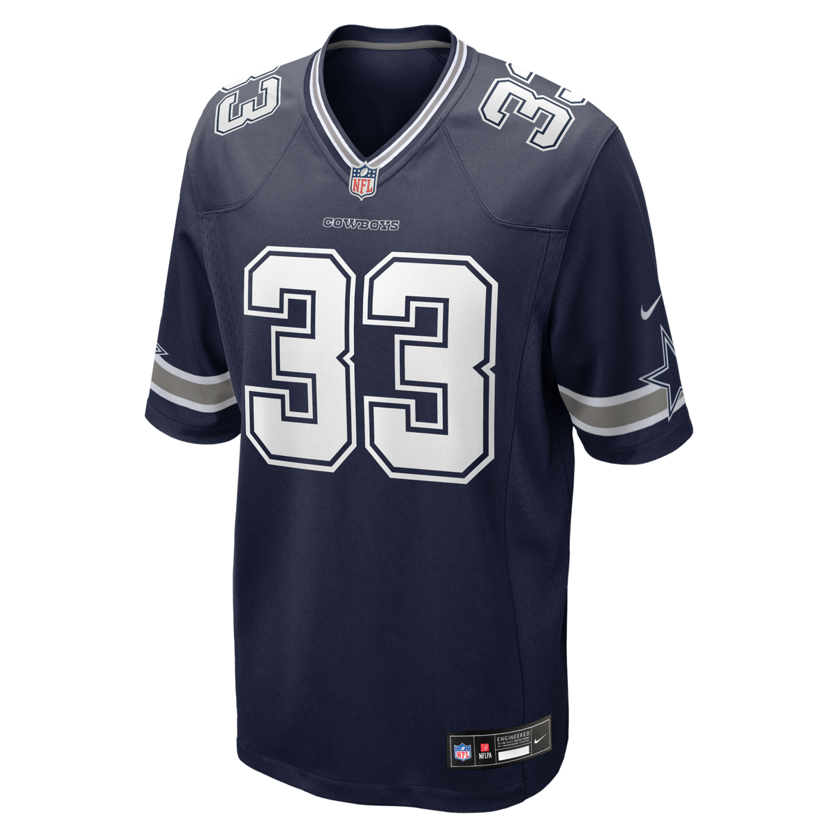 Dallas Cowboys Javonte Williams Navy Team Game Football Jersey