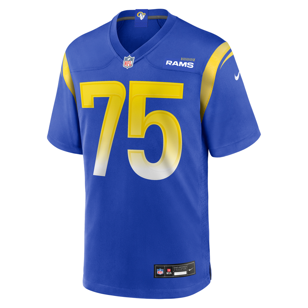 Los Angeles Rams Deacon Jones Royal Game Retired Player Football Jersey