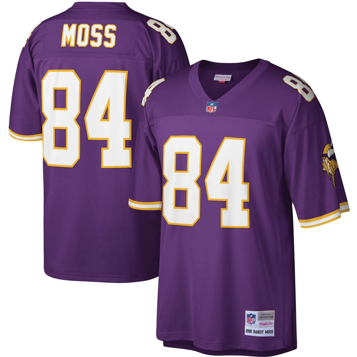 Minnesota Vikings Randy Moss Purple Legacy Replica Football Jersey
