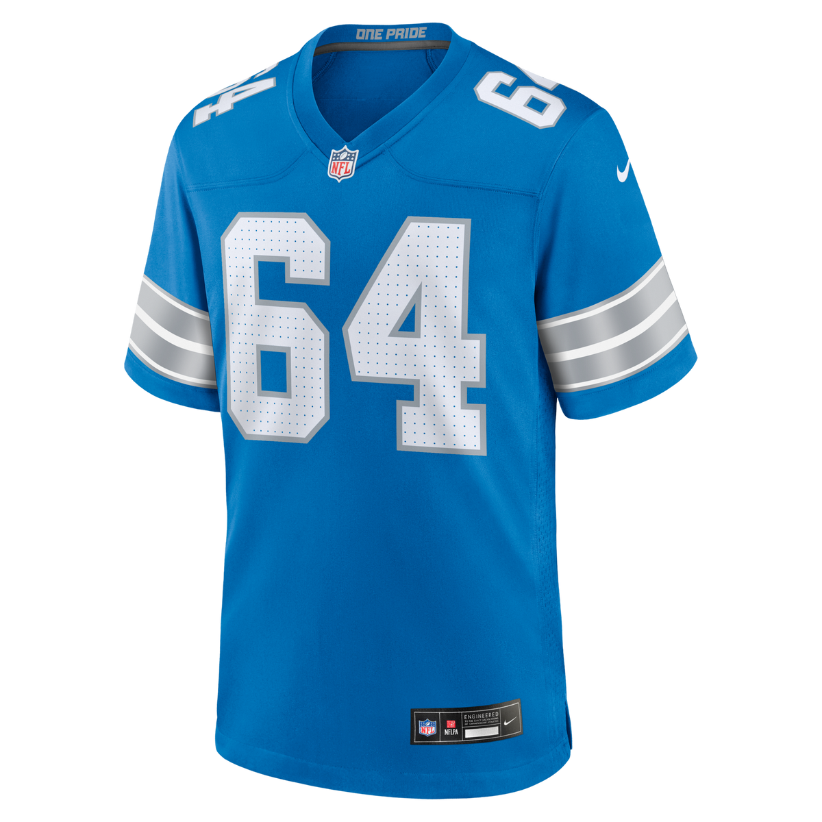 Detroit Lions Cade Mays Blue Team Game Football Jersey