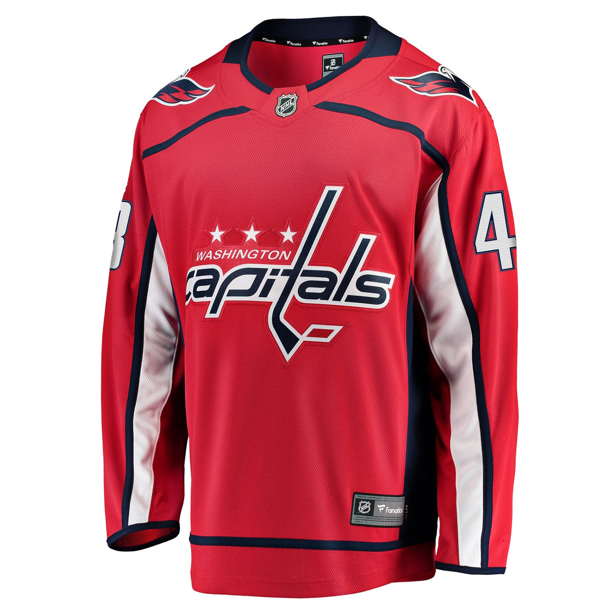 Washington Capitals Logan Thompson Red Home Premier Breakaway Player Hockey Jersey