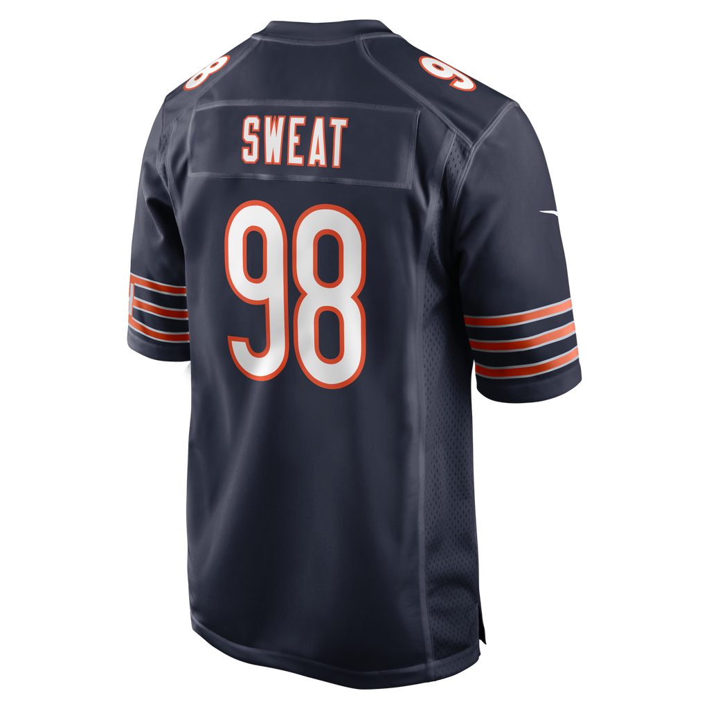Chicago Bears Montez Sweat Navy Game Football Jersey