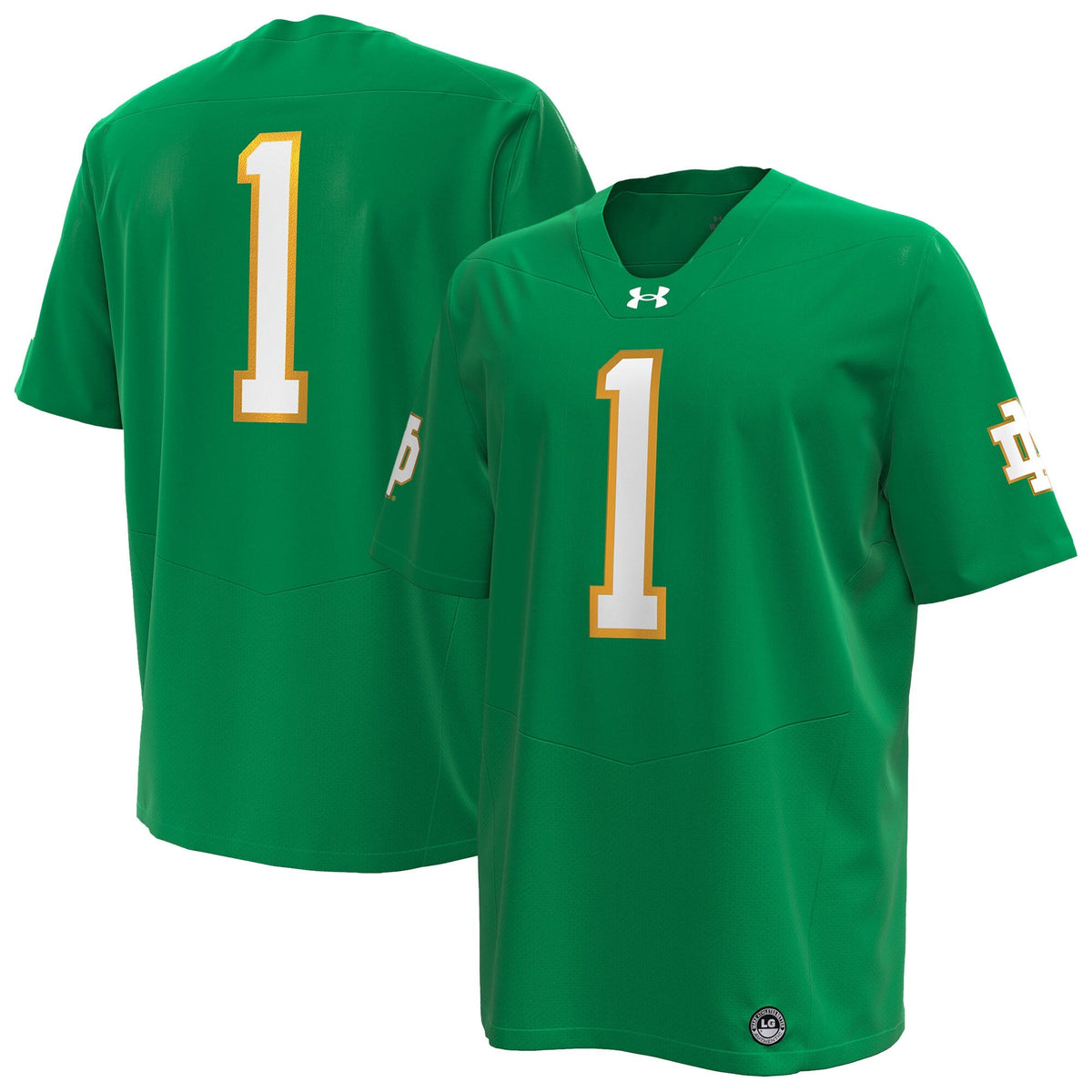 Kelly Green Notre Dame Fighting Irish Premier Football Jersey