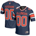 Illinois Fighting Illini NIL Pick-A-Player Football Jersey - Navy