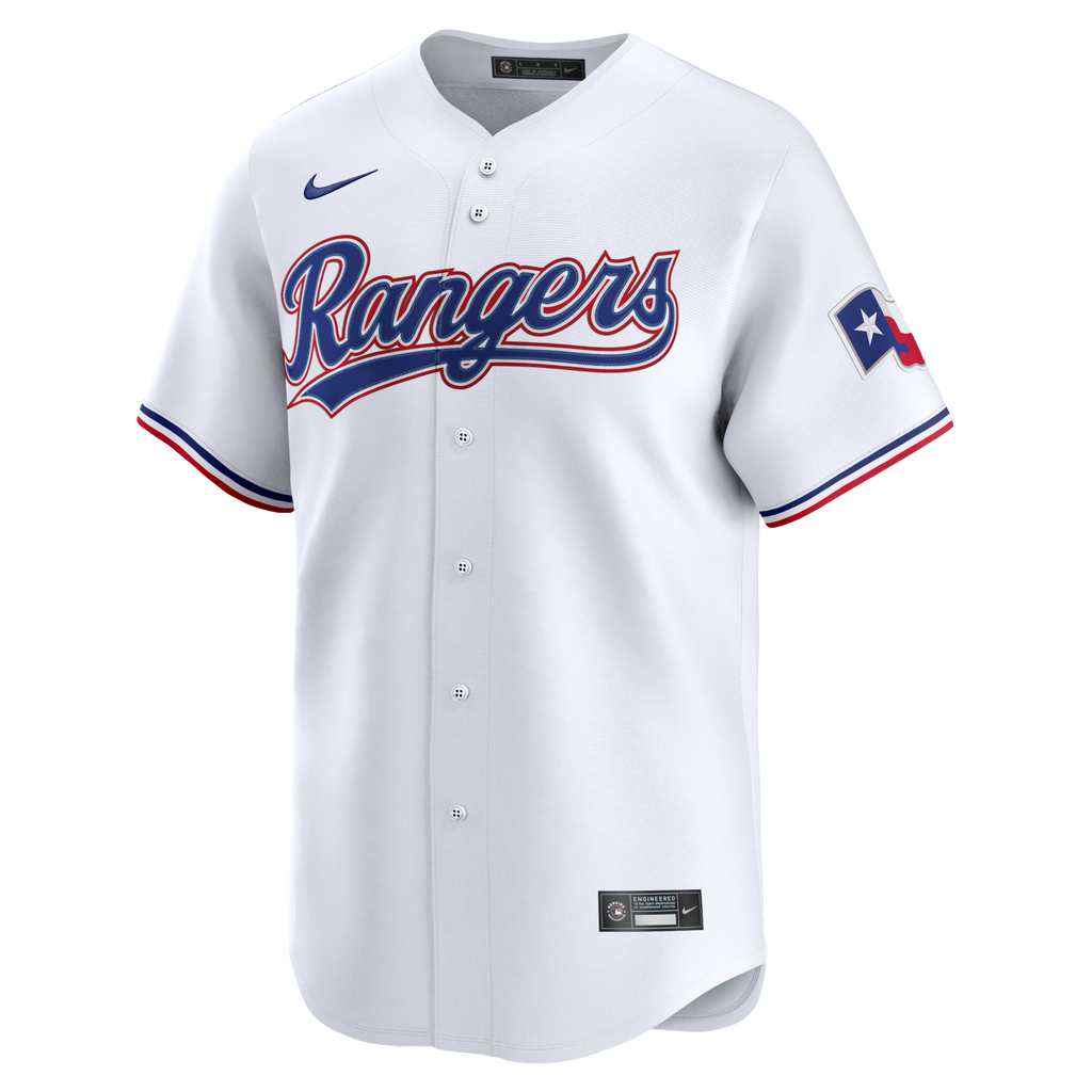 Texas Rangers Jacob deGrom White Home Limited Baseball Jersey