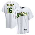 Athletics Nick Kurtz White Home Replica Player Baseball Jersey