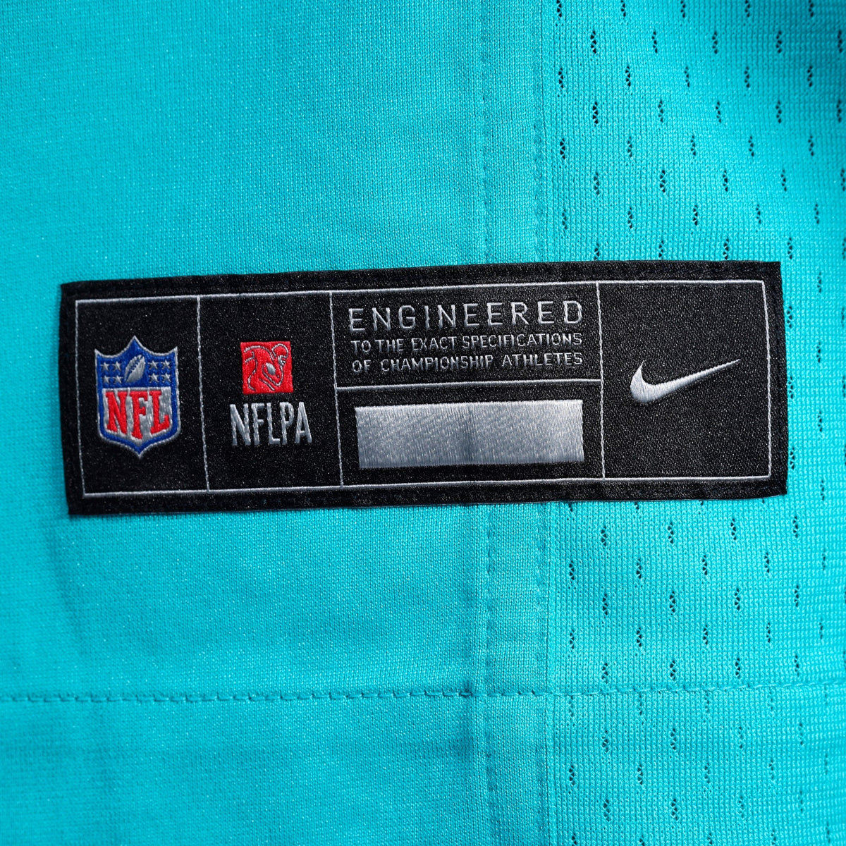 Miami Dolphins Number 1 Groom Aqua Game Football Jersey