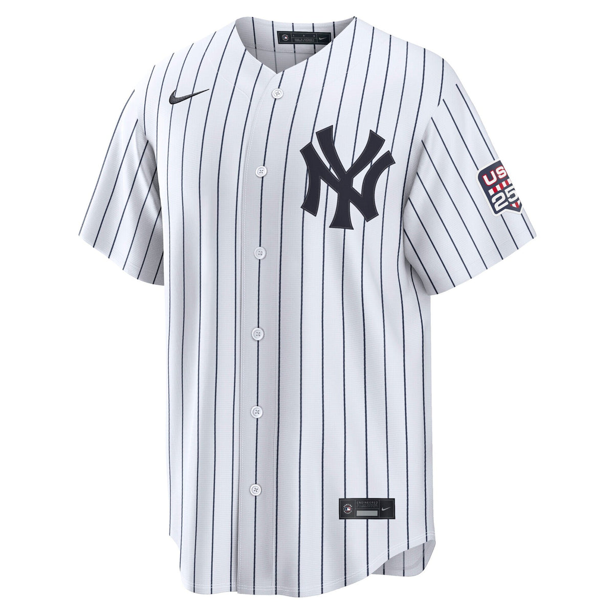 Fourth of July New York Yankees Aaron Judge White USA 250 Stadium Baseball Jersey