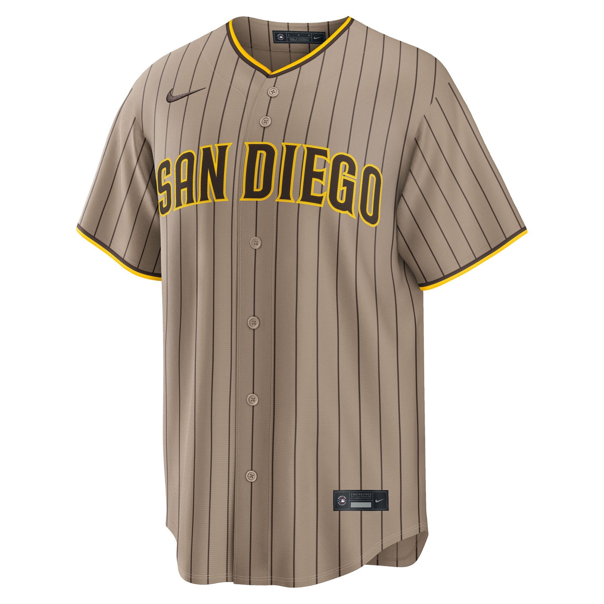 San Diego Padres Jackson Merrill Sand Alternate Replica Baseball Jersey