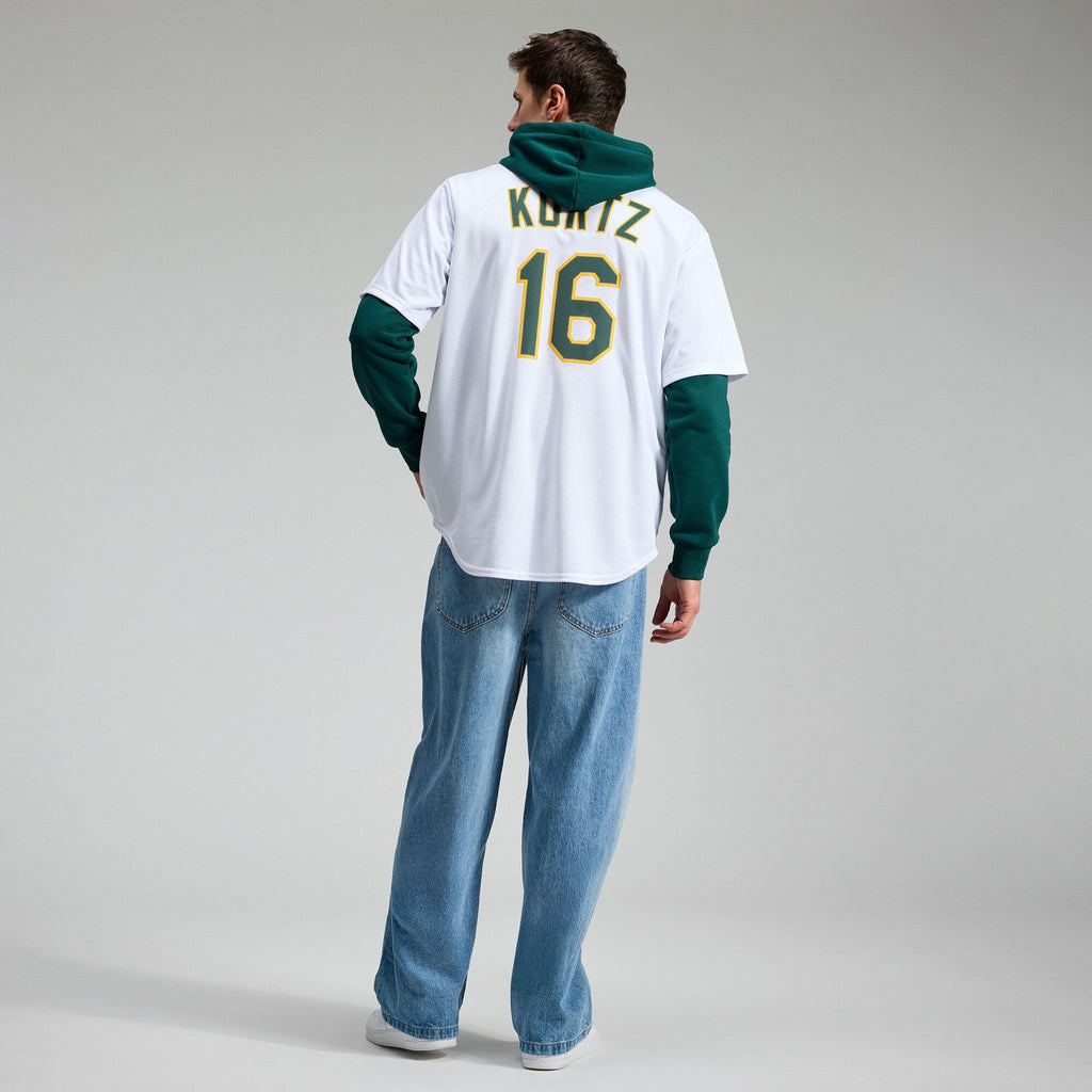 Athletics Nick Kurtz White Home Replica Player Baseball Jersey