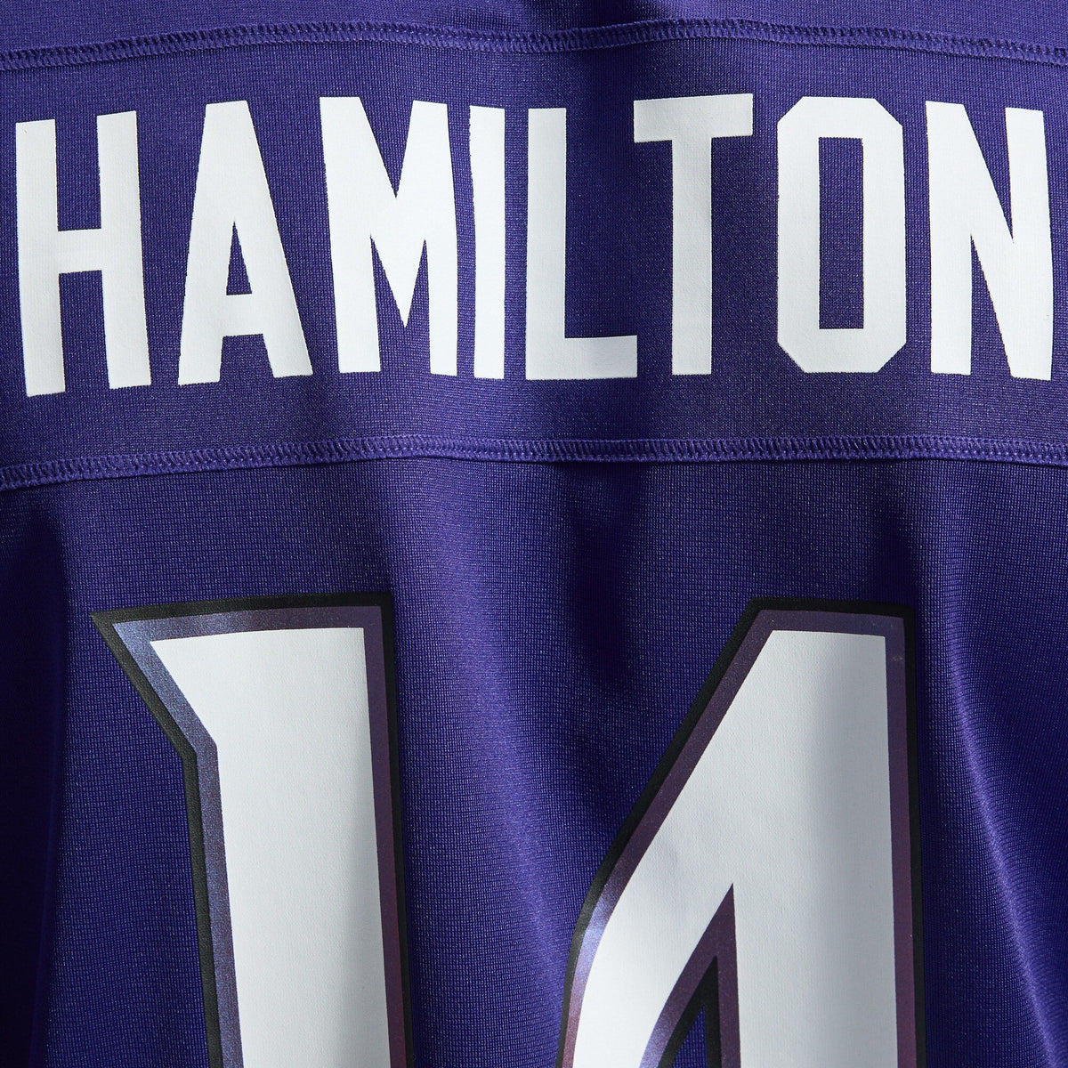 Baltimore Ravens Kyle Hamilton Purple Team Game Football Jersey