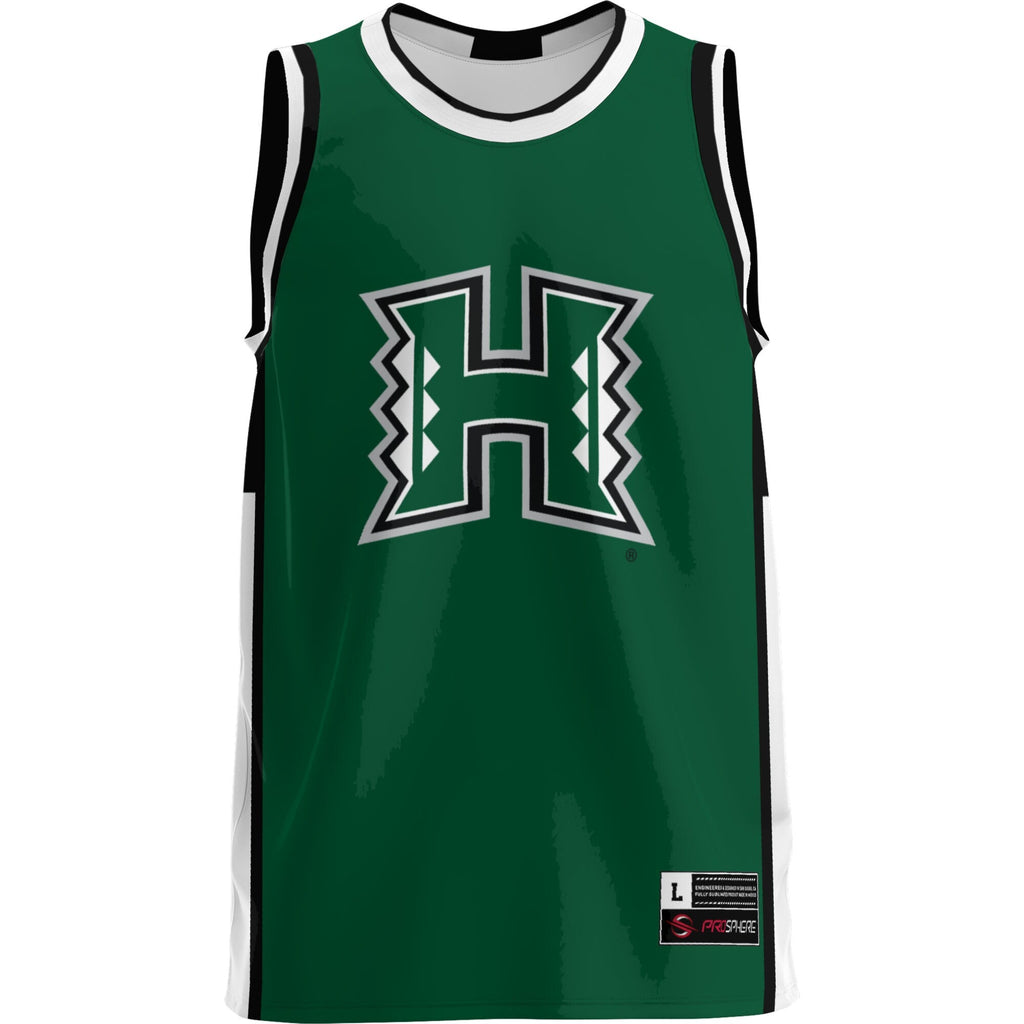 Hawaii Rainbow Warriors Lightweight Basketball Jersey - Green